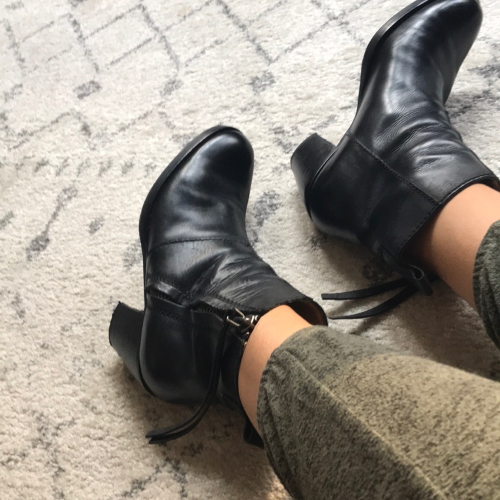 Black Acne Pistol Boots